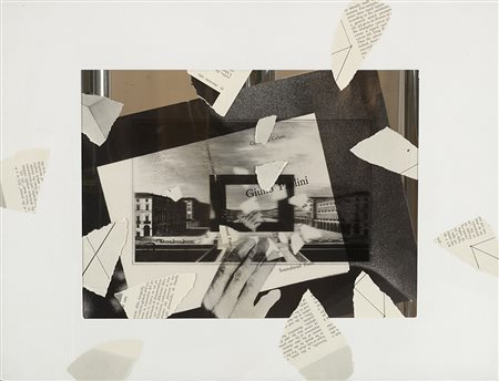 Giulio Paolini (Genova 1940)"Senza titolo" 1989collage di cartecm...