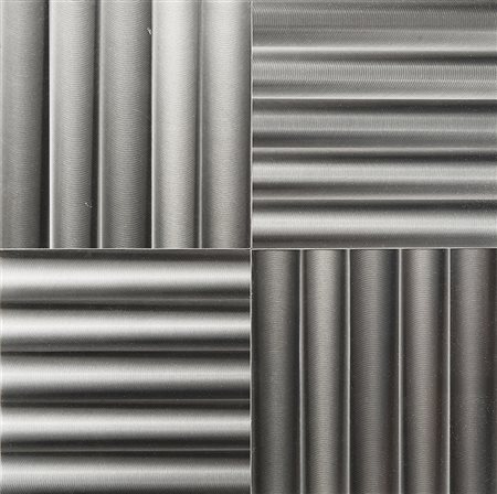 Getulio Alviani (Udine 1939)"Superficie a testura vibratile" 1967alluminiocm...