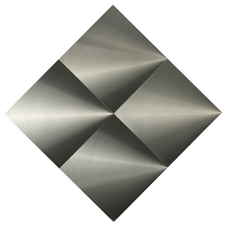 Getulio Alviani (Udine 1939)"Superficie a testura vibratile - Quattro...