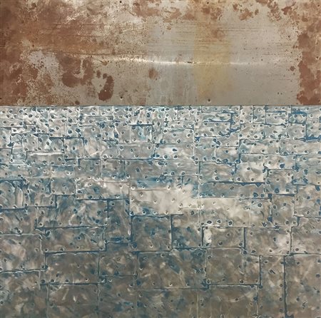 Lele De Bonis torino 1980 mare d'inverno 2016 assemblaggio, legno e alluminio...