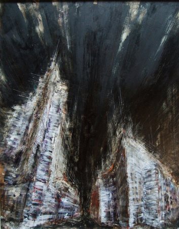 EZIO AROSIO LISSONE 1949 Baluardi 2017 mista su pannello con cornice 90x70...