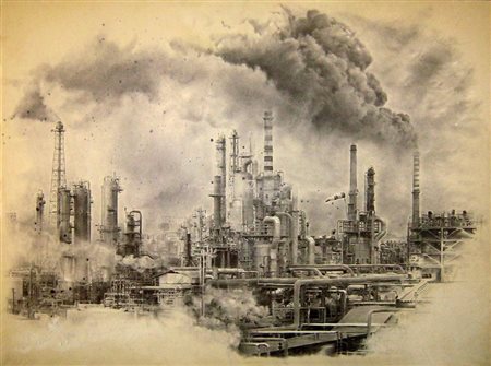 Valentina Ceci Milano 1985 Impianto No.6 2017 Penna biro nera su cartoncino...