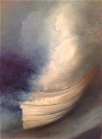 Gianna Stomeo Martano 1959 Come Polvere Azzurra 2014 Olio su tela 70x50...