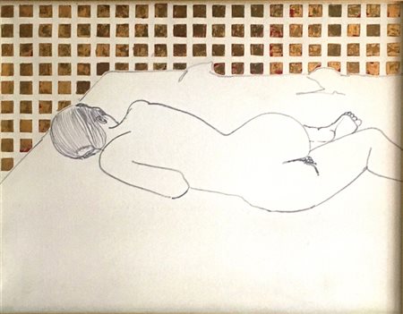 Remo Bianco MIlano 1922 Gioia di vivere 1973 Tecnica mista su tela 60x80...