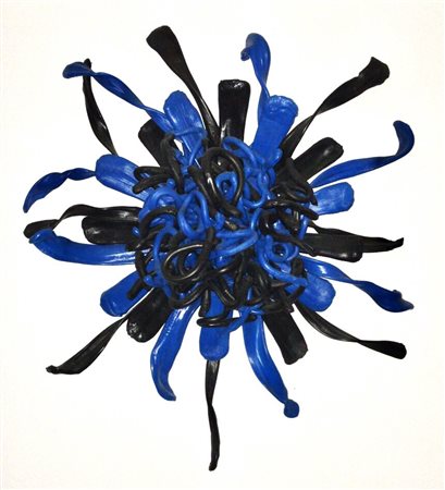 Alex Angi Cannes 1965 Plastic slurpp 2008 Materie plastiche 80x70 Certificato...