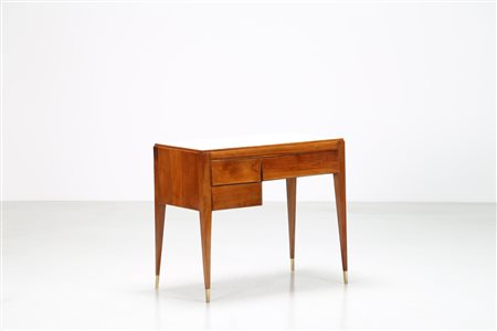 PONTI GIO' (1891 - 1979) Scrittoio in noce con piano in formica, anni 40....