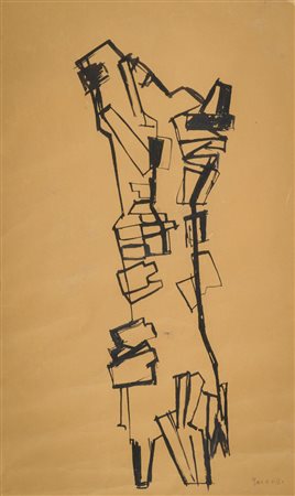 Leoncillo (Leoncillo Leonardi) (Spoleto (Pg) 1915 Roma 1968) Tempo ferito,...