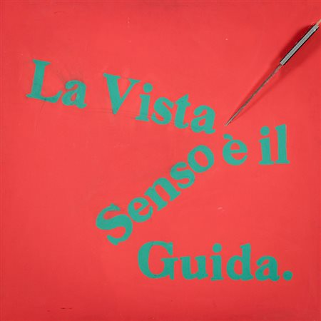 Ugo Carrega (Pegli (Ge) 1935) Stando così le cose, 1987 Tecnica mista su...