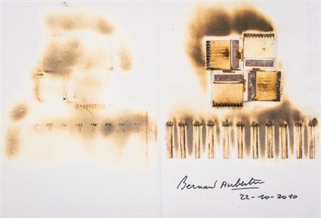 Bernard Aubertin (Fotenay aux Roses 1934 2015) Senza titolo, 2010 Fiammiferi...