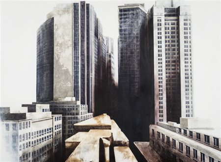 Carlo Cane (Alessandria 1951) Vecchie mura di Babilonia, 2007 Olio su tela...