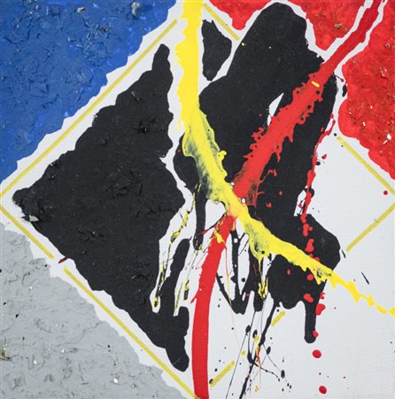 Ennio Finzi (Venezia 1931) Il gioco del doppio, 2014 Tecnica su tela, cm....