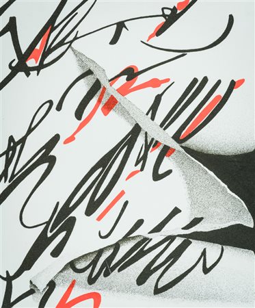 Agostino Ferrari (Milano 1938) Oltre la soglia, 2007 Acrilico e sabbia su...