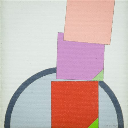 Eugenio Carmi (Genova 1920 Lugano 2016) Senza titolo, 2001 Olio su tela, cm....