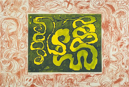 Pierre Alechinsky (Bruxelles 1927) Senza campanello, 1972 Acquaforte e...