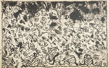 Pierre Alechinsky (Bruxelles 1927) Sotto il Vulcano - Under the Vulcano, 1972...