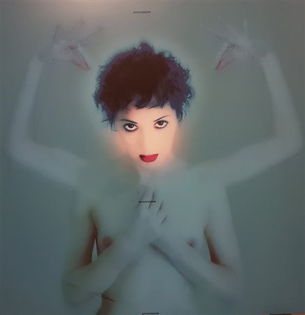 Matteo Basilè (Roma 1974 ) Annunciazione, 2002 Photowork su lastra di...