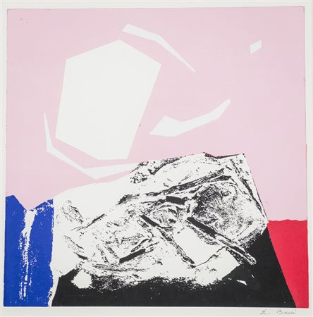 Edmondo Bacci (Venezia 1913 1978) Senza titolo, 1971 c.a. Tempera e collage...