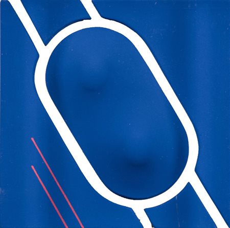 Andrea Bassani ( 1954 ) Senza titolo, Acrilico su tele sagomate assemblate in...