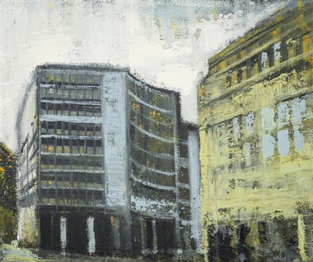 Massimiliano Alioto (Brindisi 1972 ) Luce sulla città, 2005 Olio su tela, cm....