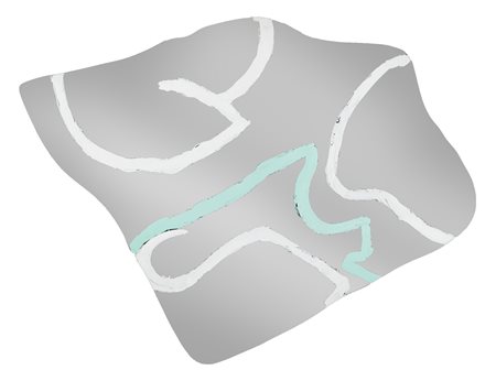 Michelangelo Pistoletto (Biella 1933 ) Frattali, 1999/2000 Smalti su specchio...