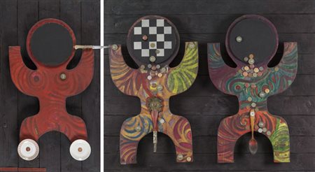 Mario Molinari (Torino 1930 2001) Uomo rosso d'ira e buio in volto scopre...