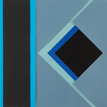 Horacio Garcia Rossi (Buenos Aires 1929 ) Decoupage 4, 1977 Collage di...