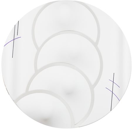 Andrea Bassani ( 1954 ) Senza titolo, Acrilico su tele sagomate assemblate in...