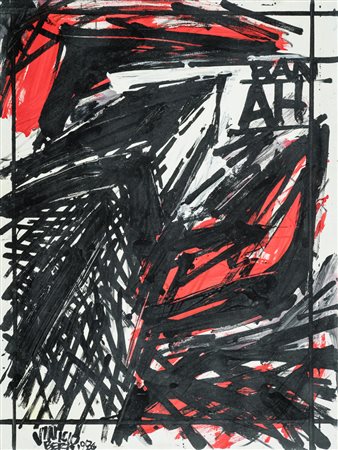 Vinicio Berti (Firenze 1921 1991) Antagonismo positivo, 1986 Tempera su tela,...