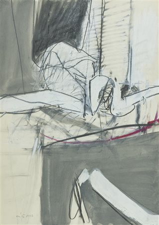 Rodolfo Aricò (Milano 1930 2002) Senza titolo, 1962 Tecnica mista su carta,...