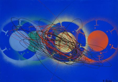 Roberto Crippa (Monza (Mi) 1921 Bresso (Mi) 1972) Spirali, 1970 Acrilico su...