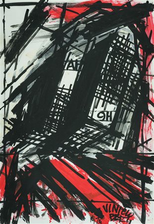 Vinicio Berti (Firenze 1921 1991) AH - 9H, 1979 Tempera su cartoncino cm....