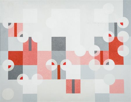 Carlo Nangeroni (New York 1922 ) Dialoghi, 2002 Acrilico su tela, cm. 73x92....