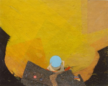 Roberto Crippa (Monza (Mi) 1921 Bresso (Mi) 1972) Tramonto, 1971 Assemblaggio...