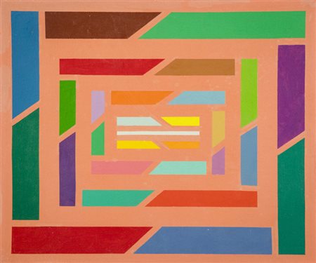 Piero Dorazio (Roma 1927 2005) Siris II, 1998 Olio su tela, cm. 25x30. Sul...