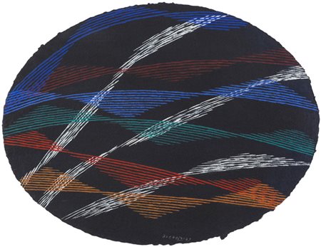 Piero Dorazio (Roma 1927 2005) Senza titolo, 1989 Tempera su carta a mano,...