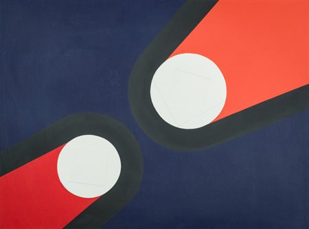 Walter Fusi (Udine 1924 Firenze 2013) Senza titolo, 1966 Olio e acrilico su...