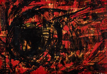 Alvaro Monnini (Firenze 1922 Milano 1998) Sonorità cosmica, 1959 Smalti su...