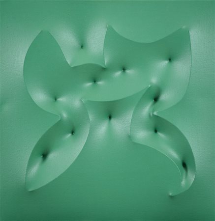 Giuseppe Amadio (Todi (Pg) 1944 ) Eati, Estroflessione su tela dipinta, cm....