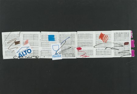 Giuseppe Chiari (Firenze 1926 2007) Spartito, anni 2000 Tecnica mista e...