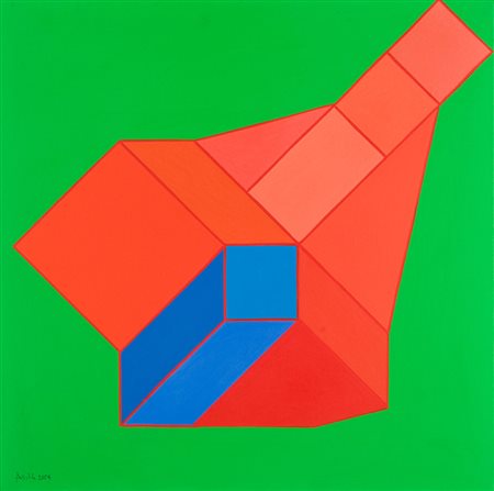 Achille Perilli (Roma 1927 ) Il baratro gentile, 2005 Tecnica mista su tela,...