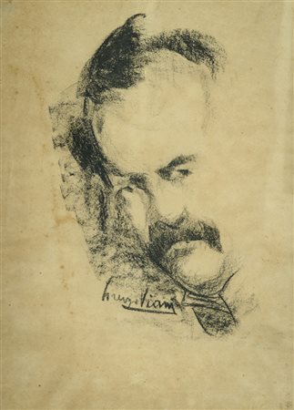 Lorenzo Viani (Viareggio Ostia 1936) Ritratto di Ceccardo Roccatagliata...