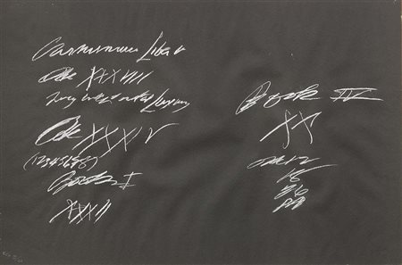 Cy Twombly Lexington (Virginia) 1928 - Roma 2011 Senza titolo, 1968...