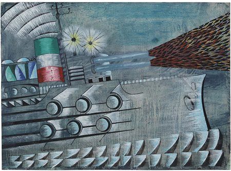 Vittorio Corona Palermo 1901 - Roma 1966 Venti di guerra, 1935 ca. Tecnica...