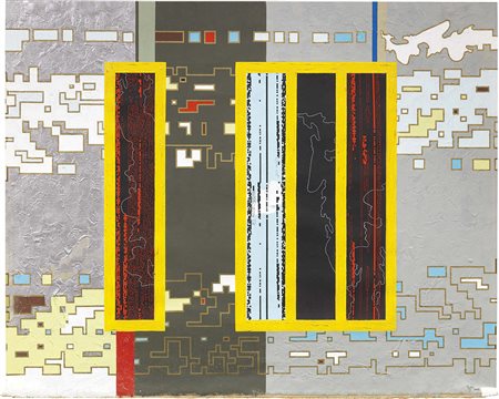 Franco Fossi Empoli (Fi) 1955 Scrittura - morse del codice a barre - synesis...