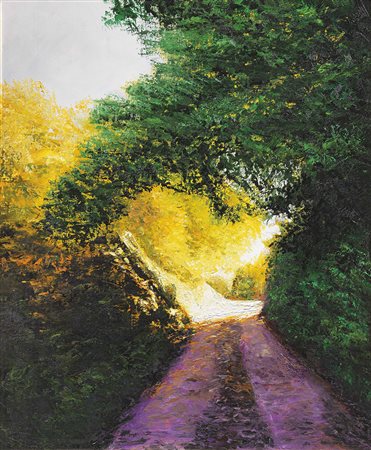 Davide Frisoni Rimini 1965 Il sole all'improvviso, 2010 Olio, acrilico e...