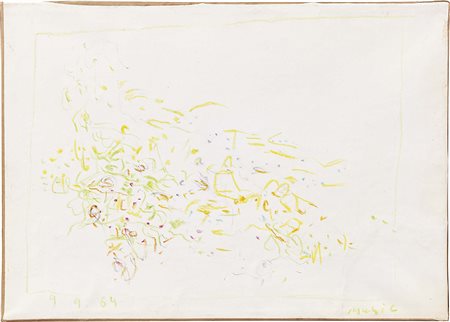 Antonio Zoran Music Gorizia 1909 - Venezia 2005 Paesaggio, 1964 Pastello su...