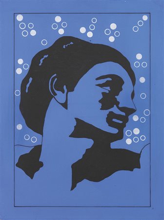 Tano Festa Roma 1938 - 1987 Senza titolo, 1978 Acrilico su tela, cm. 80x60...