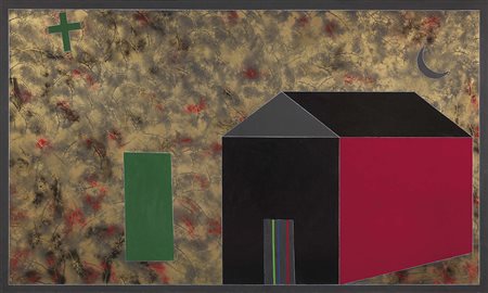 Franco Angeli Roma 1935 - 1988 Autunnale, 1983 ca. Smalto su tela, cm....