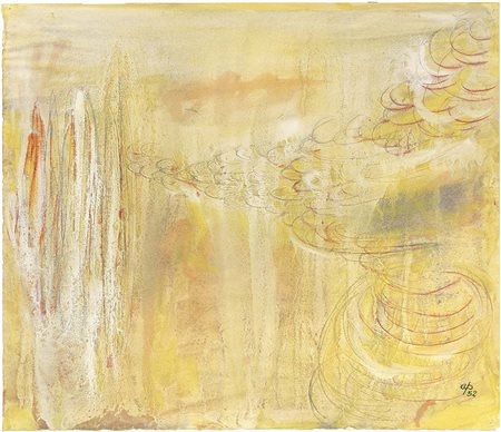 Achille Perilli Roma 1927 Senza titolo, 1952 Inchiostro e tempera su carta,...