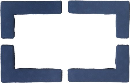 Pino Pinelli Catania 1938 Pittura GR, 1976 Acrilico su flanella non preparata...